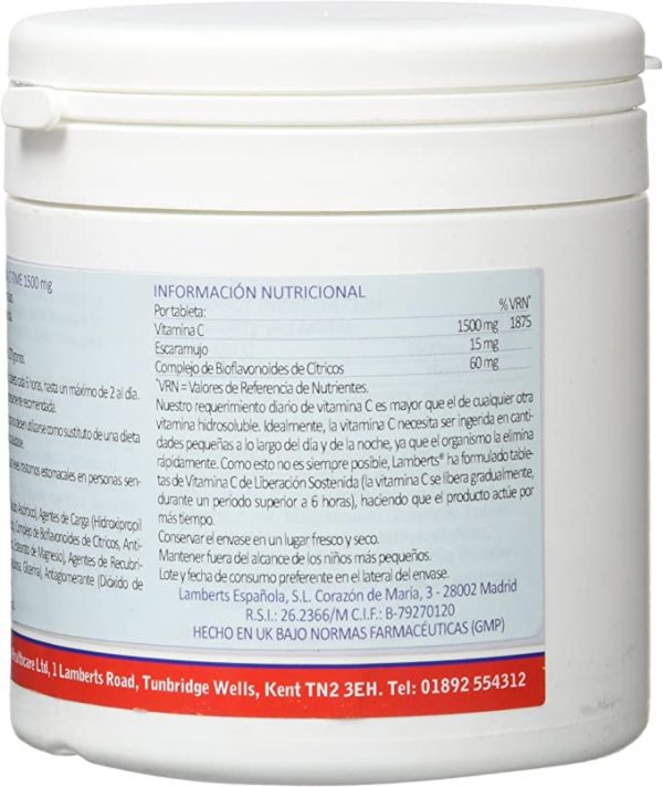 Vitamina C 1.500Mg